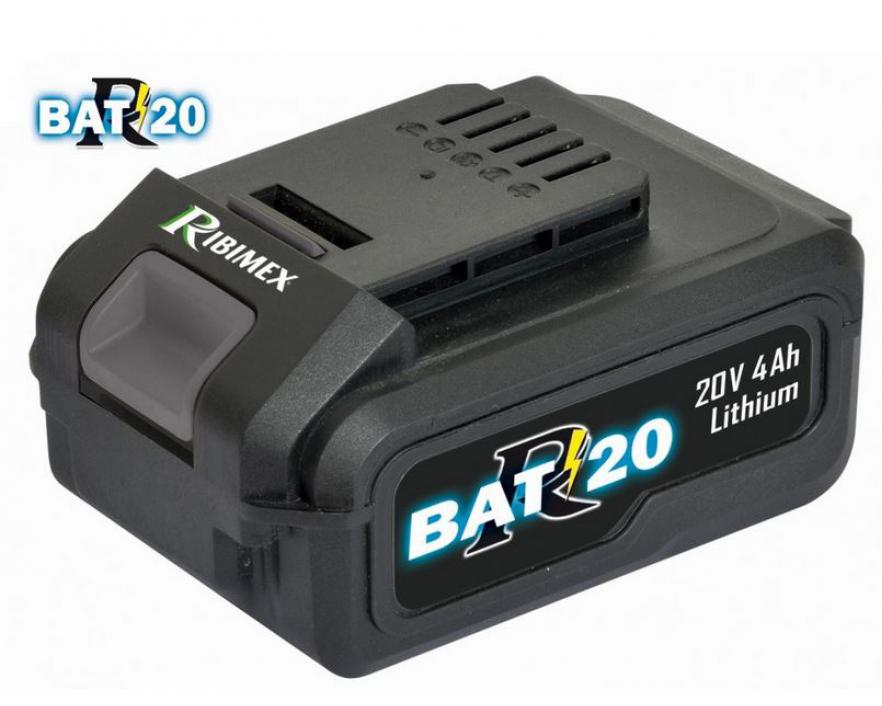 20V lithiumbatterij, 4 Amp voor "R-BAT20"