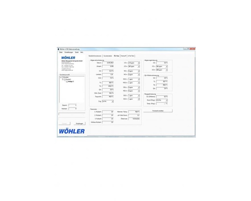 [81-110-0060] Software Wohler A550 voor PC - SOFTWARE FRANS