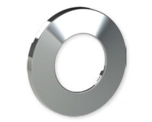 [20-745-0181] Rozet zilver gepolijst 50mm / 128mm (Rosace argent poli 170mm/280mm)