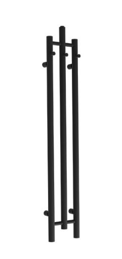 Radiateur de salle de bains Calentador Black rond