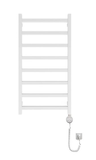 Lungo White badkamer radiator met verwarmingselement