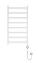 Lungo White badkamer radiator met verwarmingselement