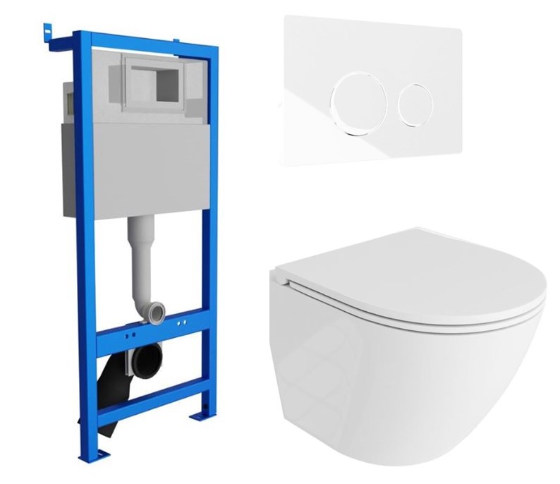 Toilette suspendue Sofi One - kit complet