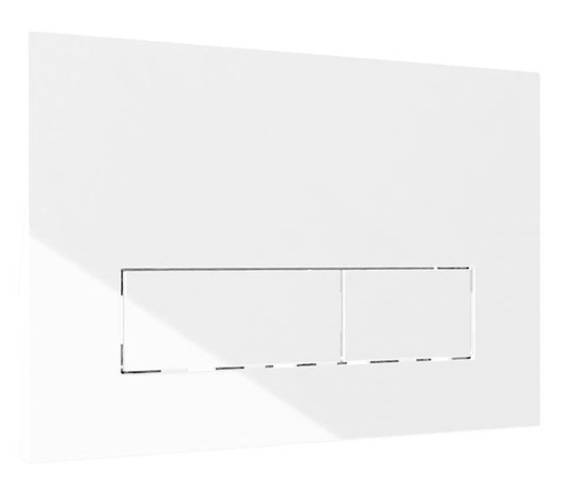[90-510-0022] Bedieningsplaat- wit, vierkant